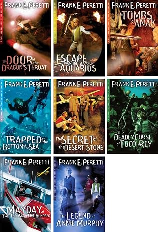 Covers from Frank Peretti’s Cooper Kids Adventure Series